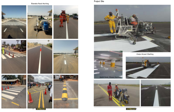 Traffic Warehouse road marking project showcase